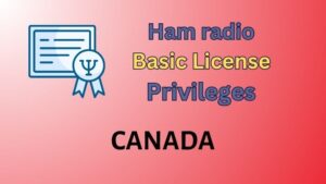 HAM RADIO Basic License privilges CANADA
